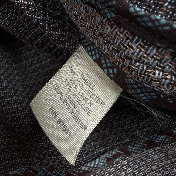 J Jill Swing Jacket Women SP Linen Quiet Luxury Coastal Grandma Work Office Chic - Picture 6 of 9